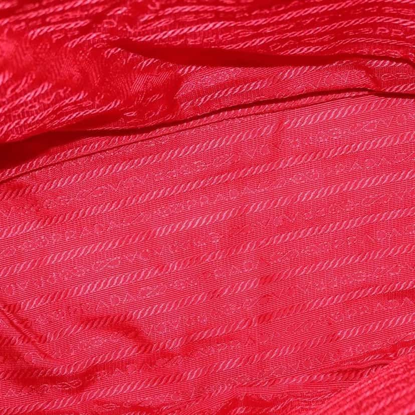 Prada Double Front Pocket Backpack Red Good condition - Box View