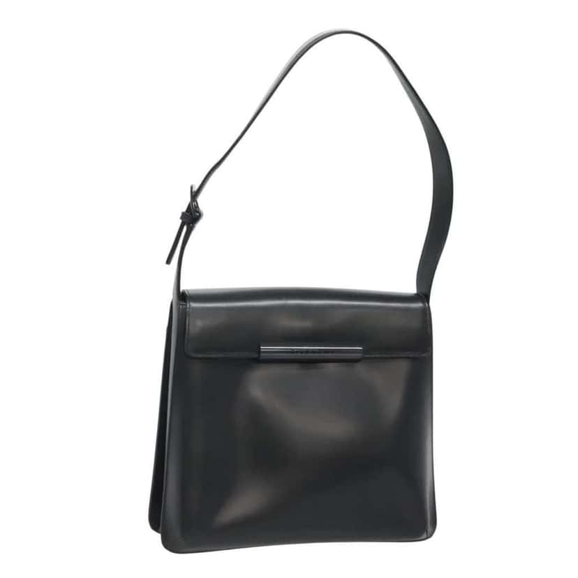 Givenchy Shoulder Bag Black Leather Good condition - Front View