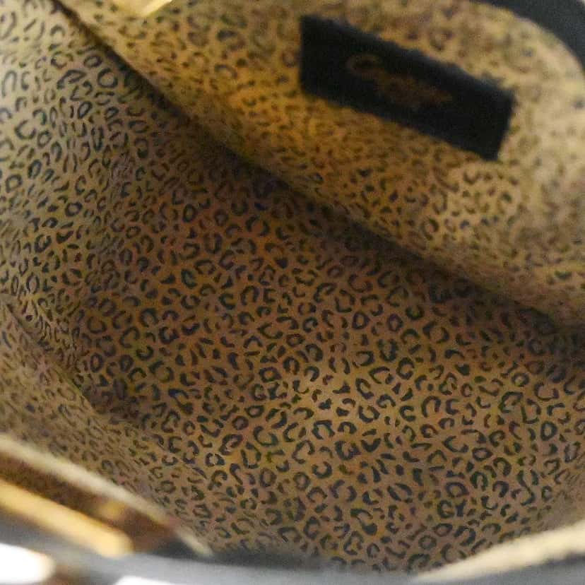 Cartier Panthère Handbag Black Leather Good condition - Inside View