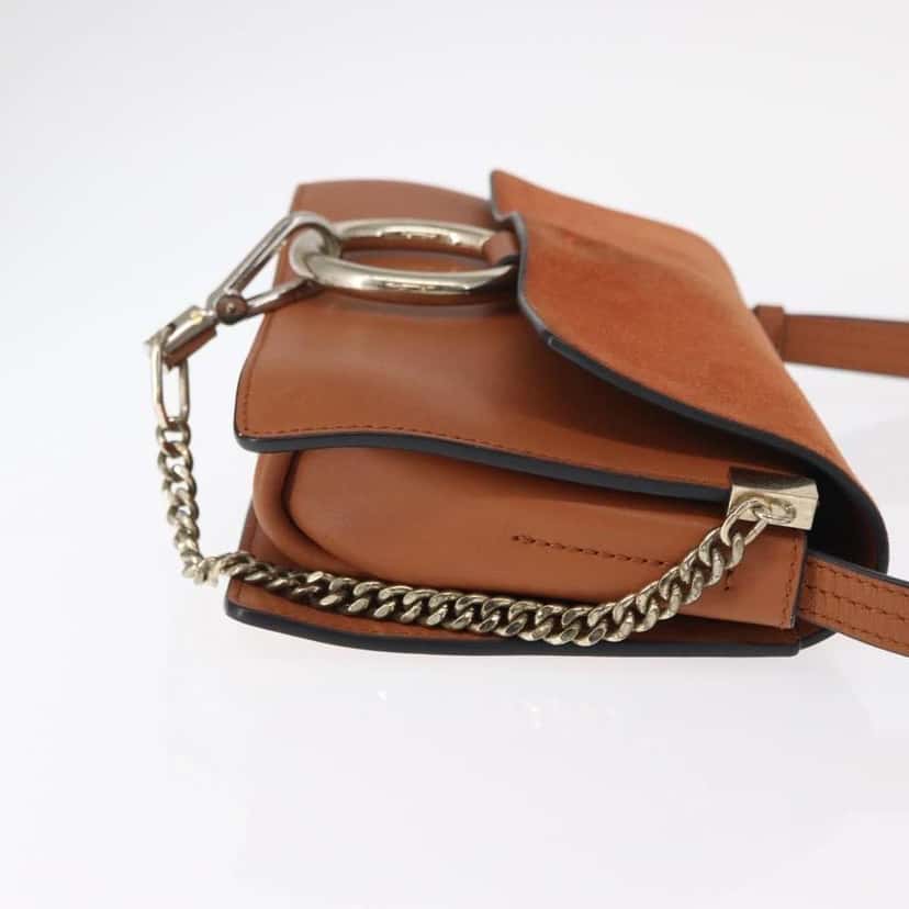 Chloe Faye Shoulder Bag Brown Suede Good condition - Inside View