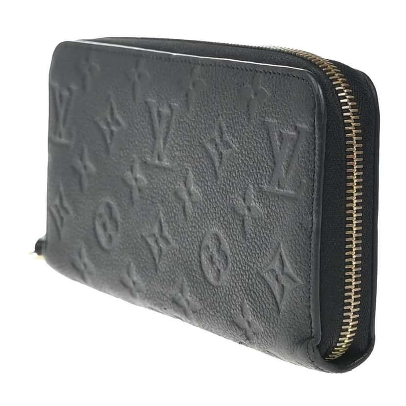 Louis Vuitton Portefeuille zippy Monogramme Empreinte Black Leather Good condition - Model View