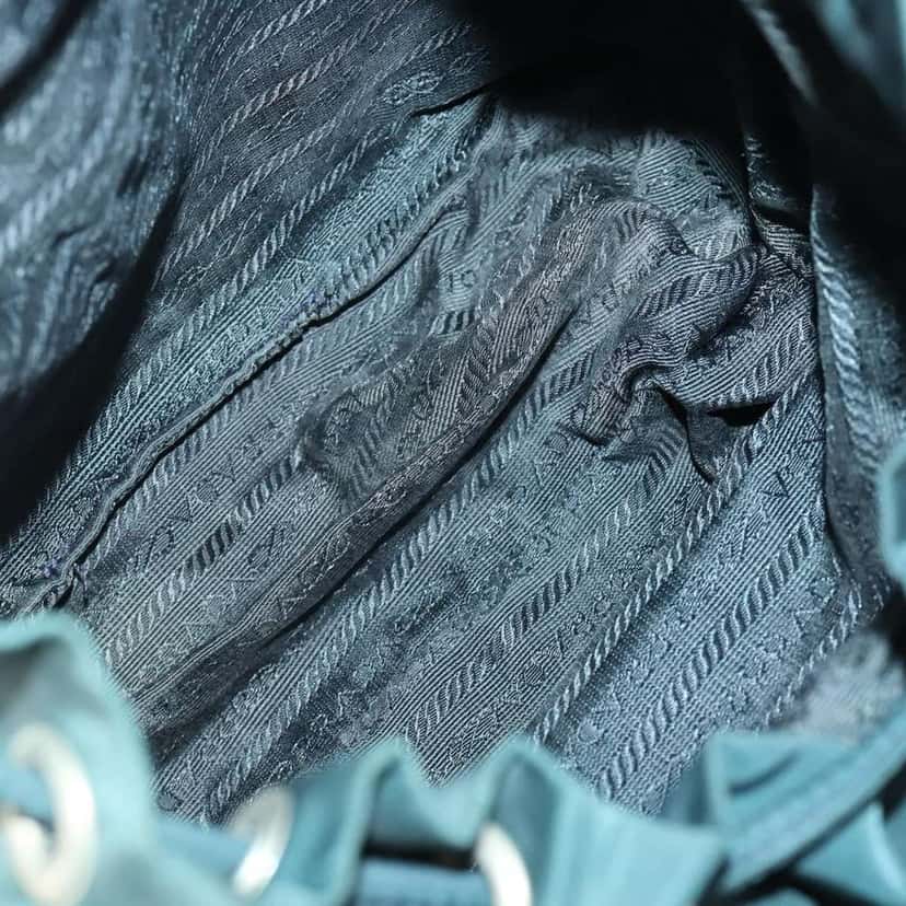 Prada Sac à dos Re-nylon Green Fair condition - Box View