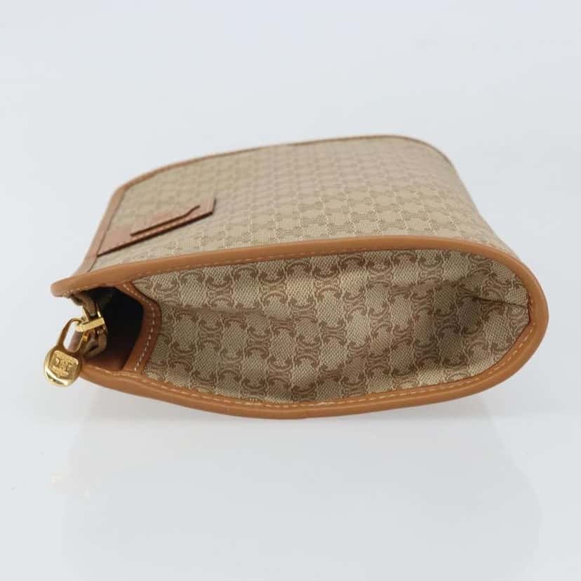Celine Macadam Pochette Beige Canvas Good condition - Model View