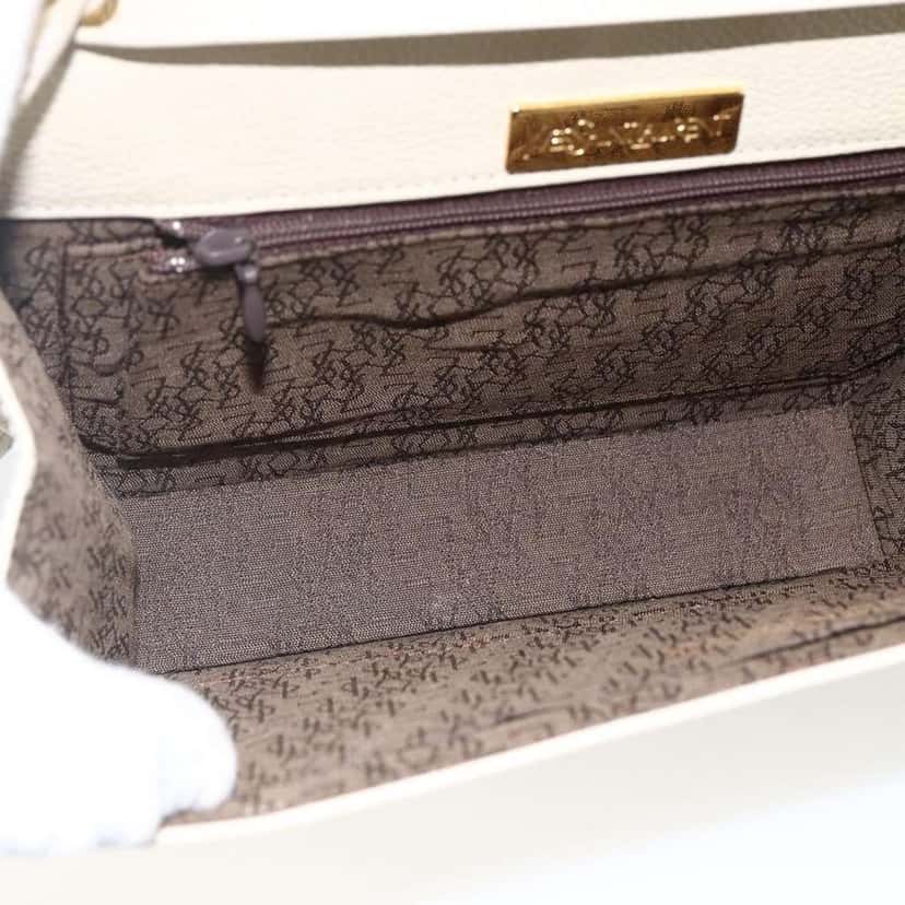 Saint Laurent Vintage Shoulder Bag Beige Leather Fair condition - Box View