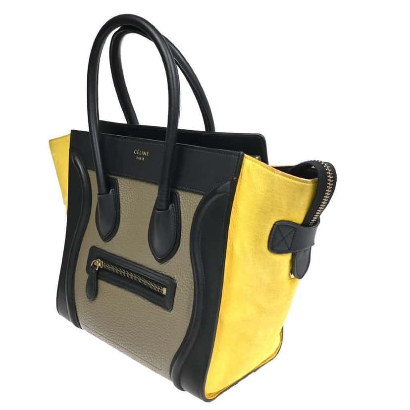 Celine Tricolor Luggage Bag Other Leather Good condition - Inside View