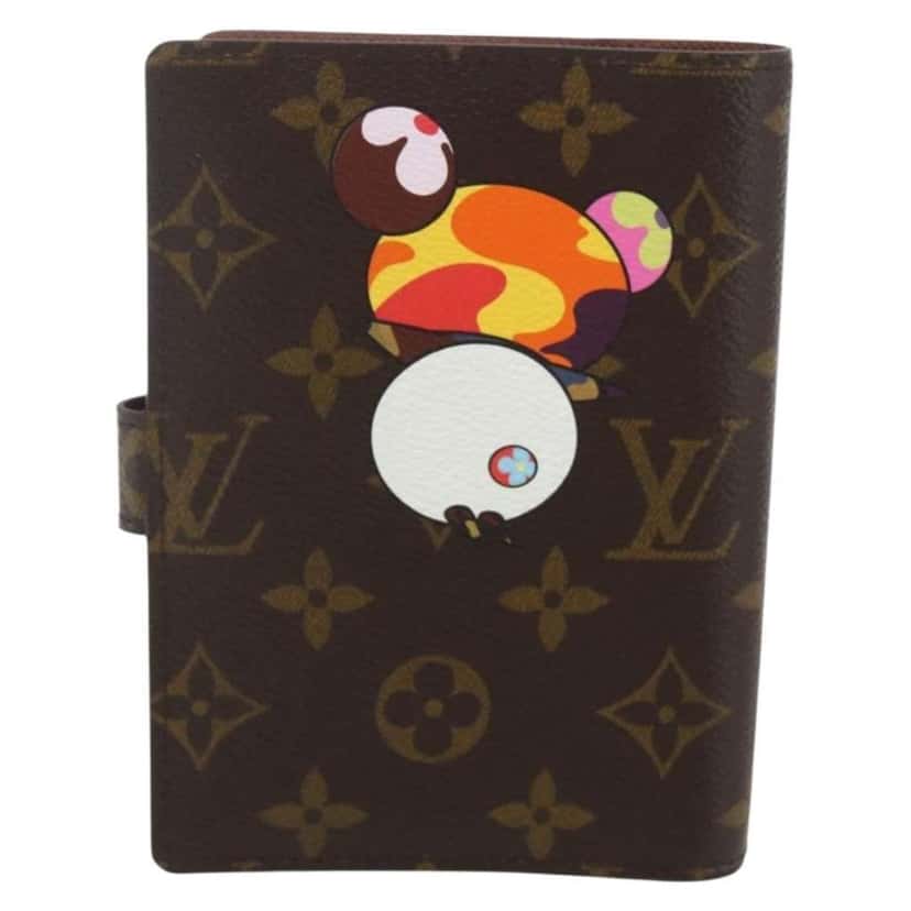 Louis Vuitton Agenda Cover Brown Canvas Very good condition - Back View