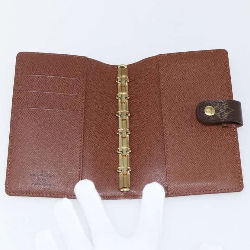 Louis Vuitton Agenda Cover Brown Canvas Very good condition - Box View