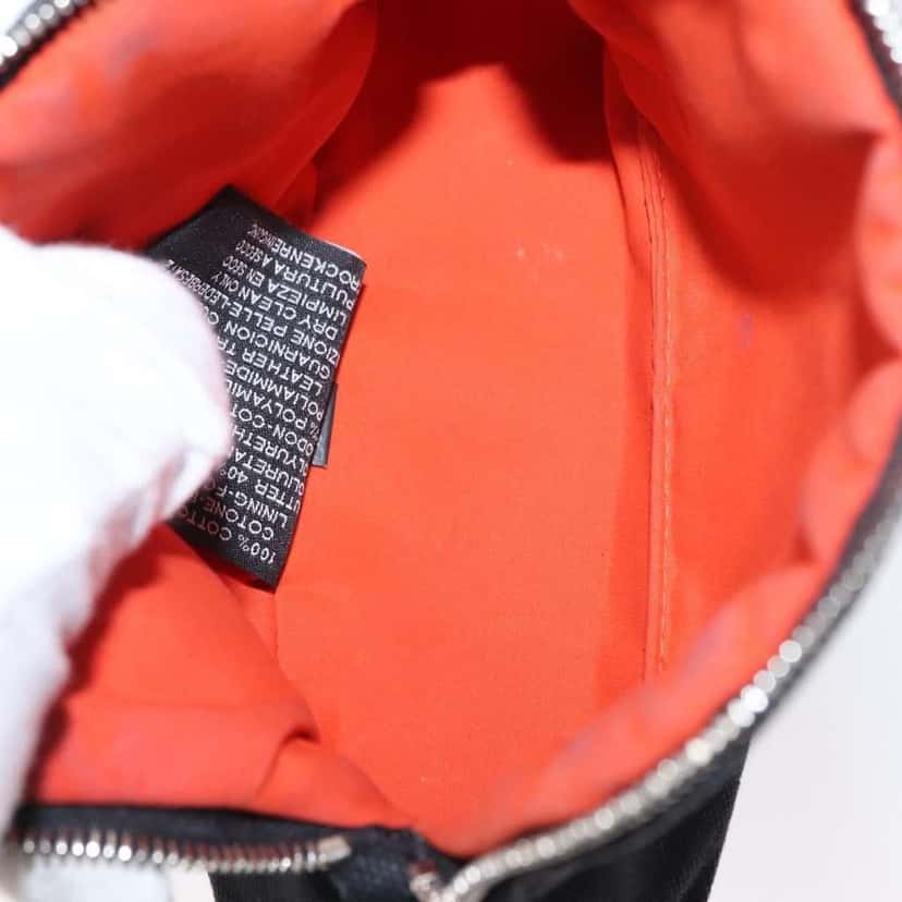 Hermès Bolide Travel Pouch Black Canvas Good condition - Box View