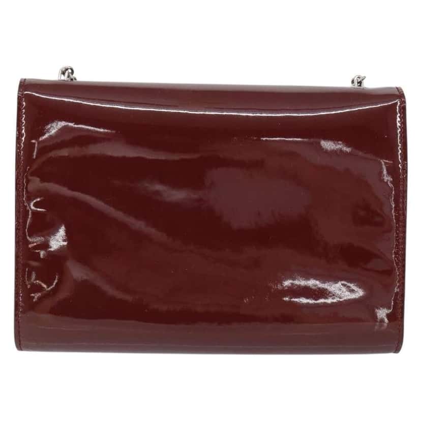 Salvatore Ferragamo Vala Chain Shoulder bag Red Good condition - Back View