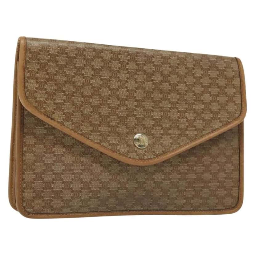 Celine Macadam Pochette Beige Good condition - Front View