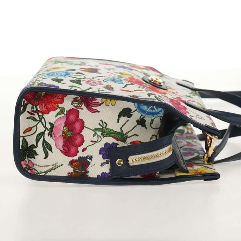 Prada Floral Open Tote Other Canvas Good condition - Model View