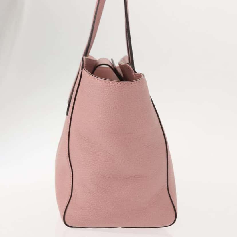 Gucci Swing Tote Pink Leather Good condition - Model View