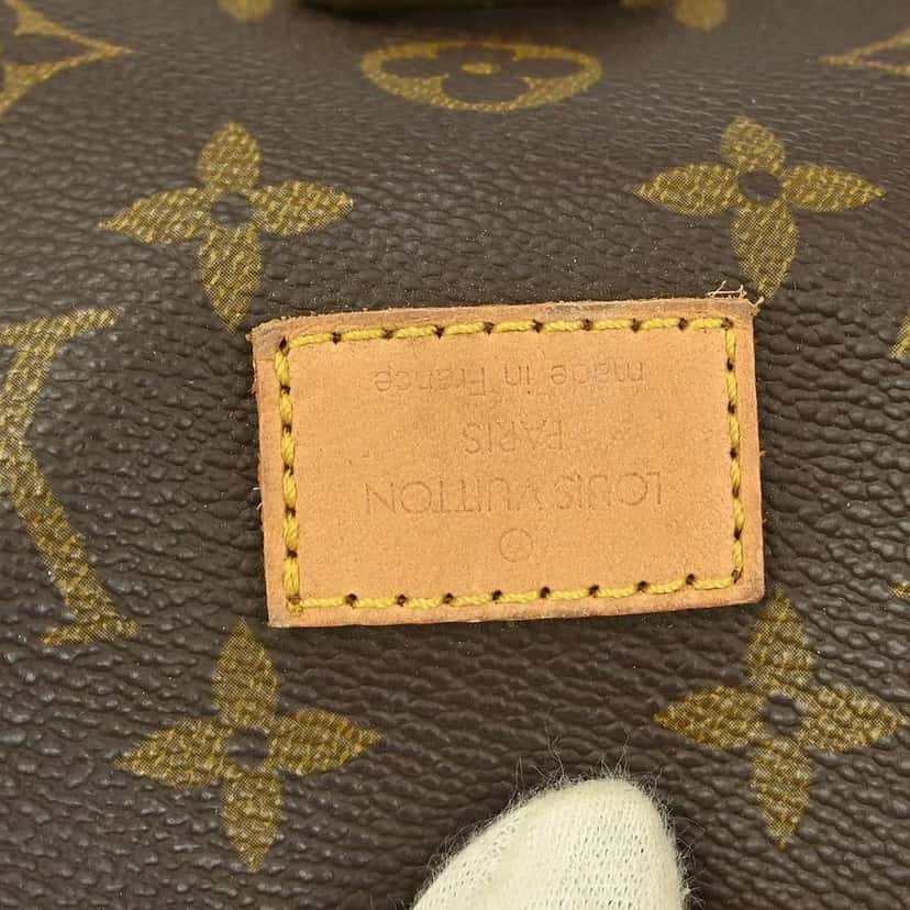 Louis Vuitton Saumur Handbag Brown Canvas Good condition - Box View