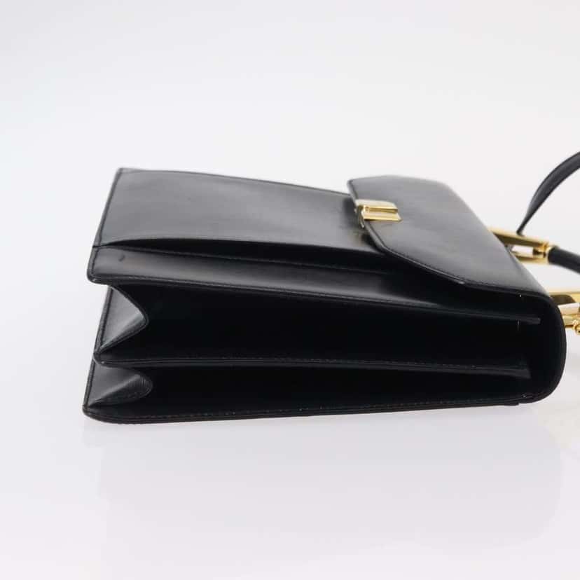 Bally Vintage Handbag Navy Leather Good condition - Inside View