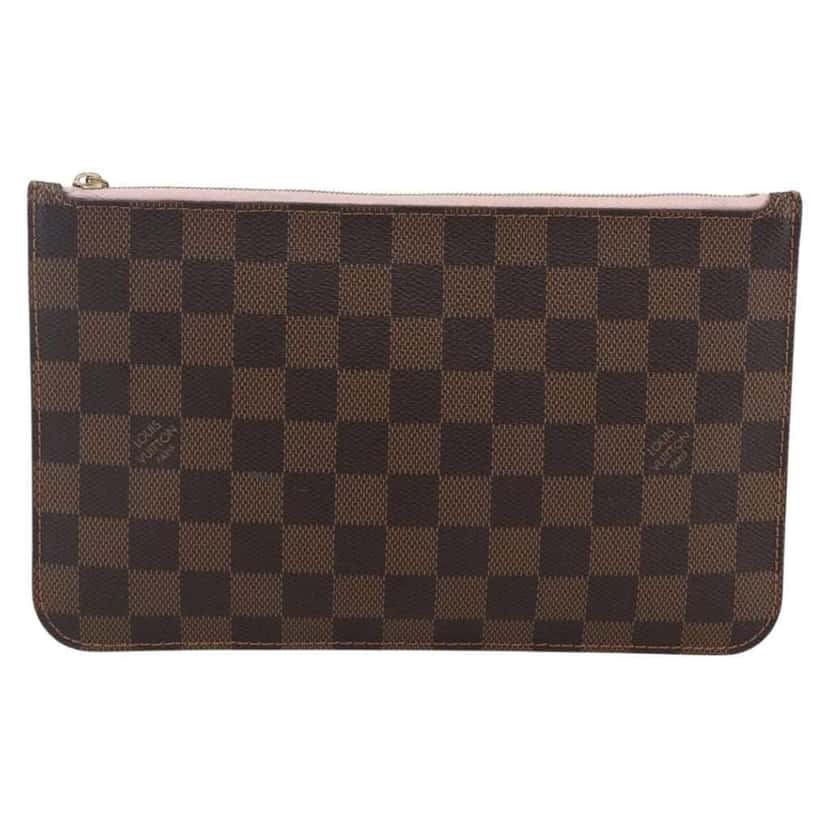 Louis Vuitton Neverfull Pochette Brown Canvas Good condition - Front View