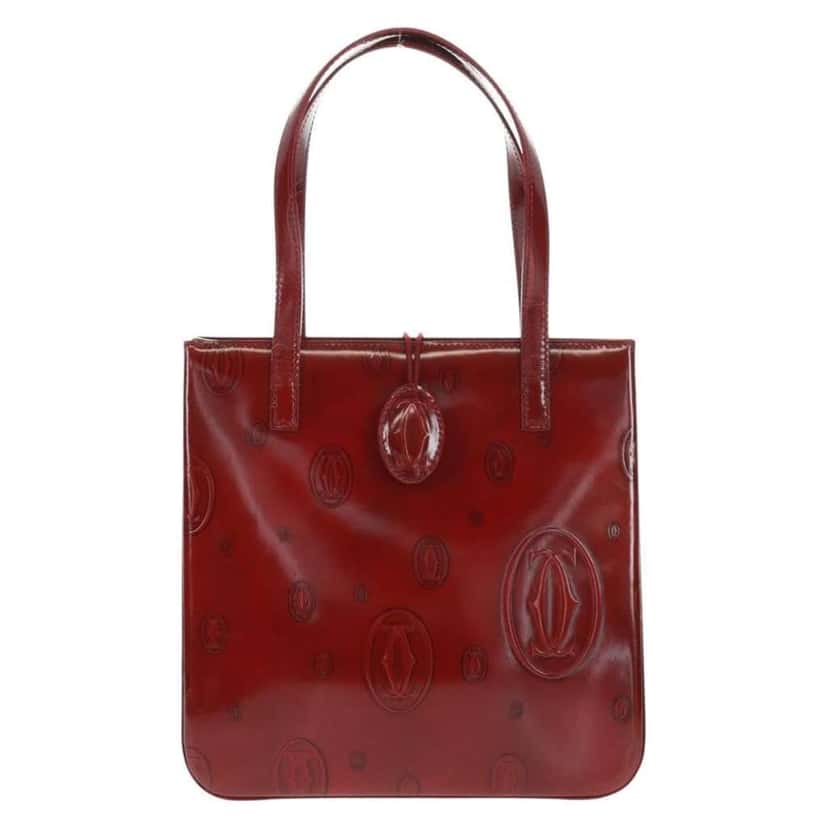 Cartier Happy Birthday Handbag Red Good condition - Front View