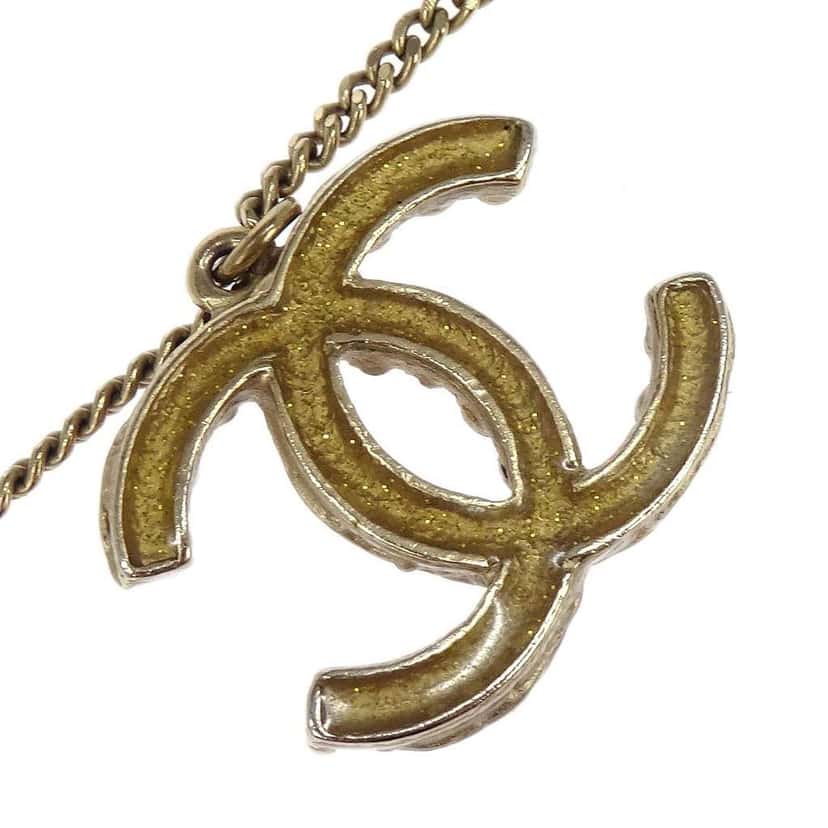 Chanel CC Necklace Gold Metal Good condition - Inside View