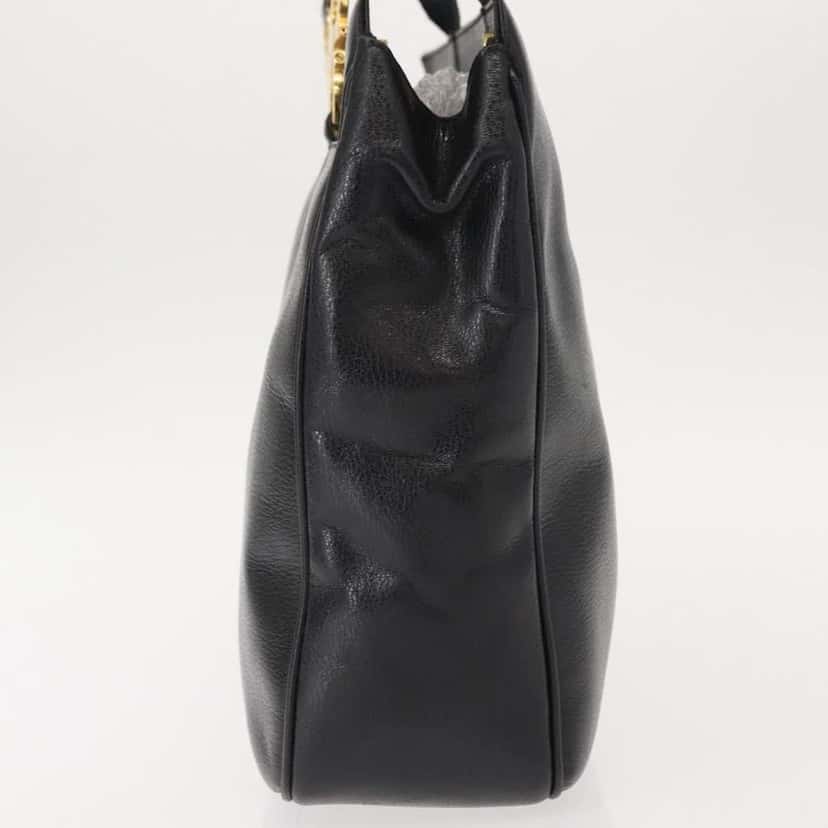 Salvatore Ferragamo Gancini Tote Black Leather Good condition - Inside View