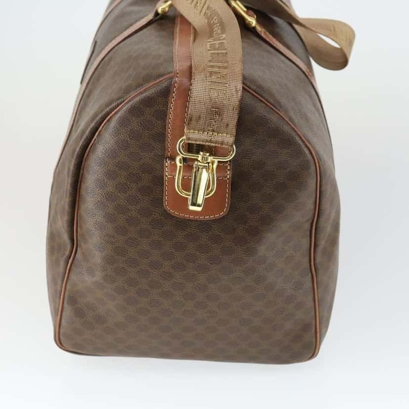 Celine Vintage Duffle Bag Brown Canvas Good condition - Inside View