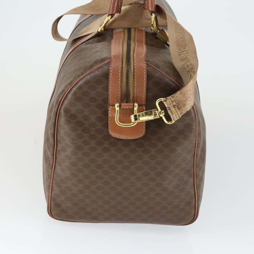 Celine Vintage Duffle Bag Brown Canvas Good condition - Model View