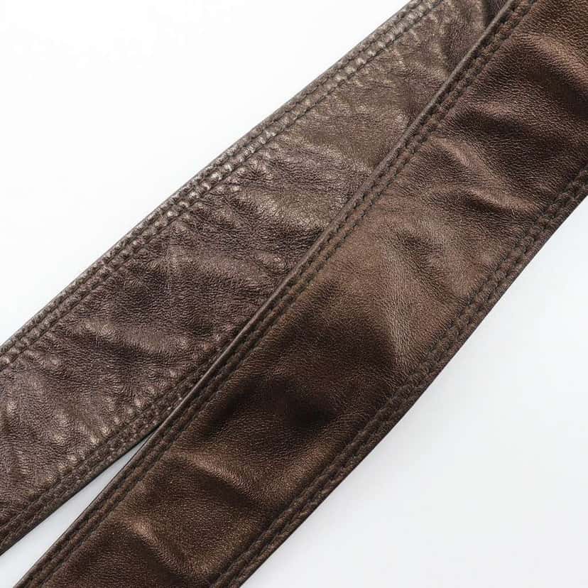 Chanel Vintage Shoulder Bag Brown Leather Good condition - Box View