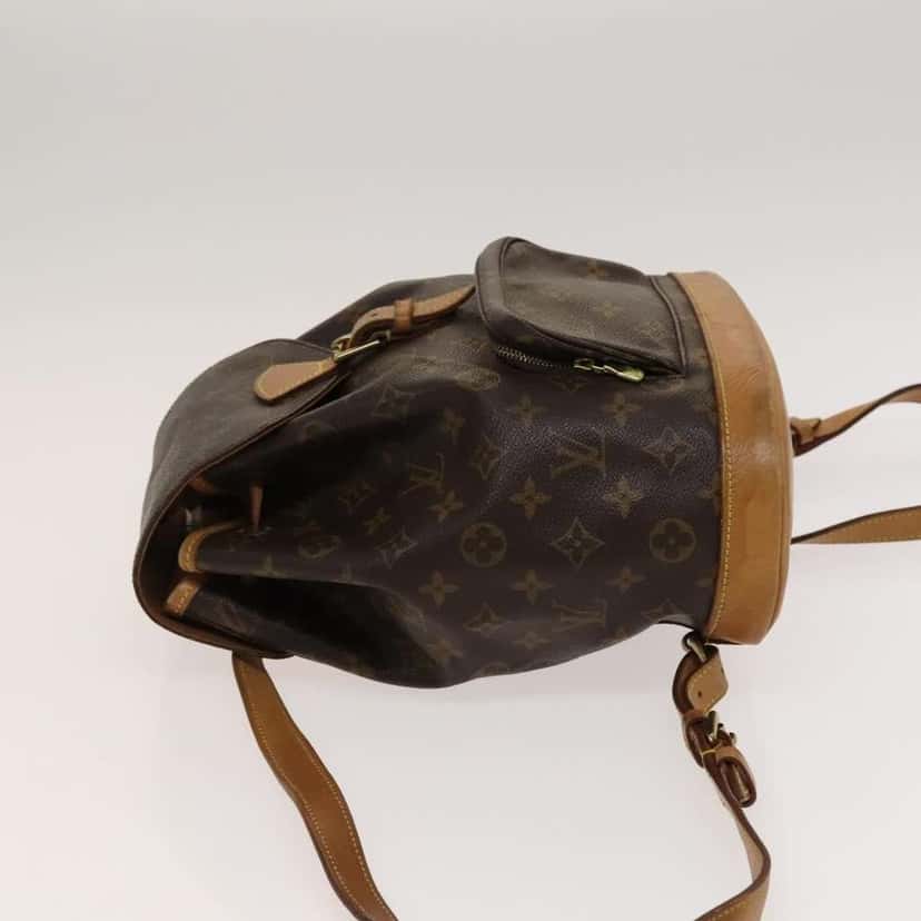 Louis Vuitton Vintage Montsouris Backpack Brown Canvas Good condition - Model View
