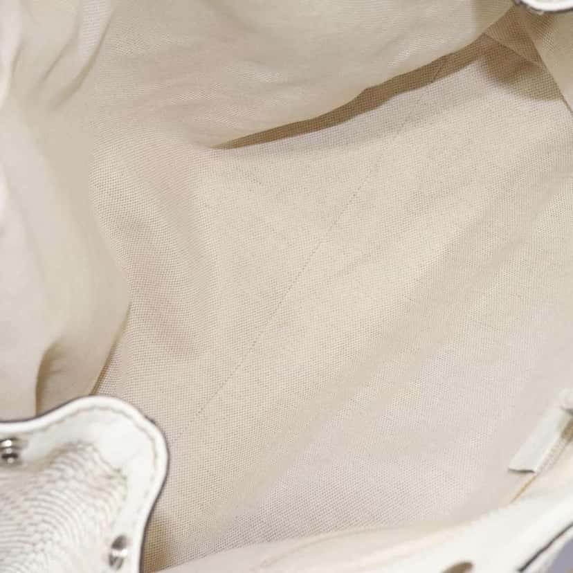 Gucci Sukey Tote Silver Wood Good condition - Box View