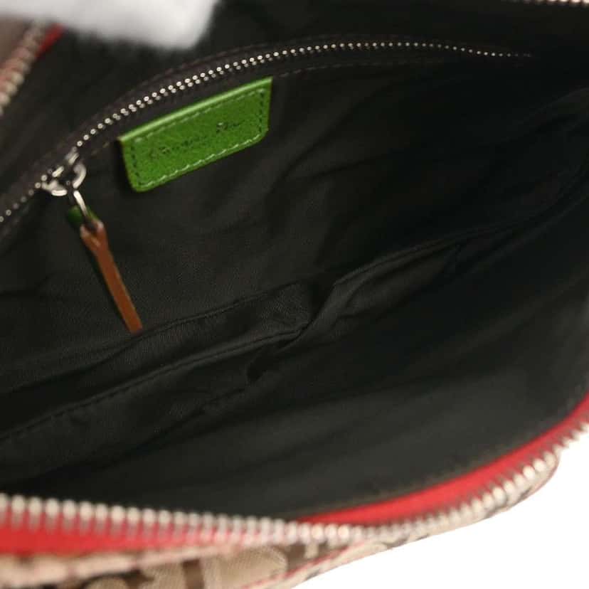 Christian Dior Vintage Rasta Saddle Messenger Bag Other Canvas Good condition - Inside View