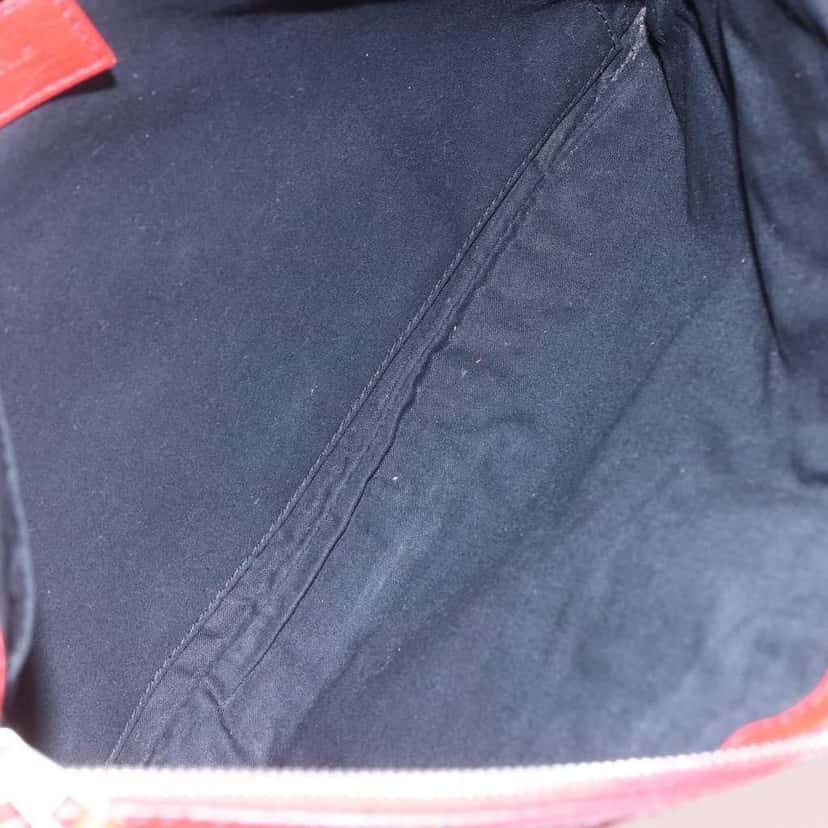 Balenciaga Classic City Clip Pouch Red Leather Good condition - Box View