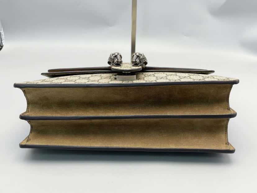 Gucci Dionysus Top Handle Chain Bag Beige Canvas Good condition - Box View