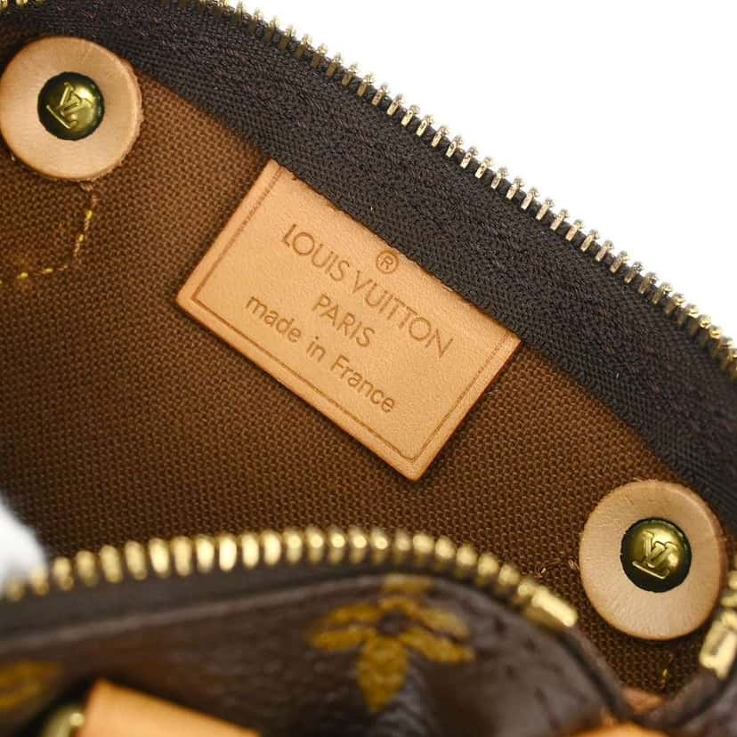 Louis Vuitton Speedy Mini HL Handbag Brown Canvas Good condition - Inside View