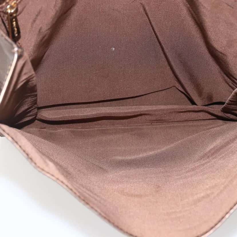 Chanel Vintage Logo Flap Messenger Bag Brown Leather Fair condition - Box View