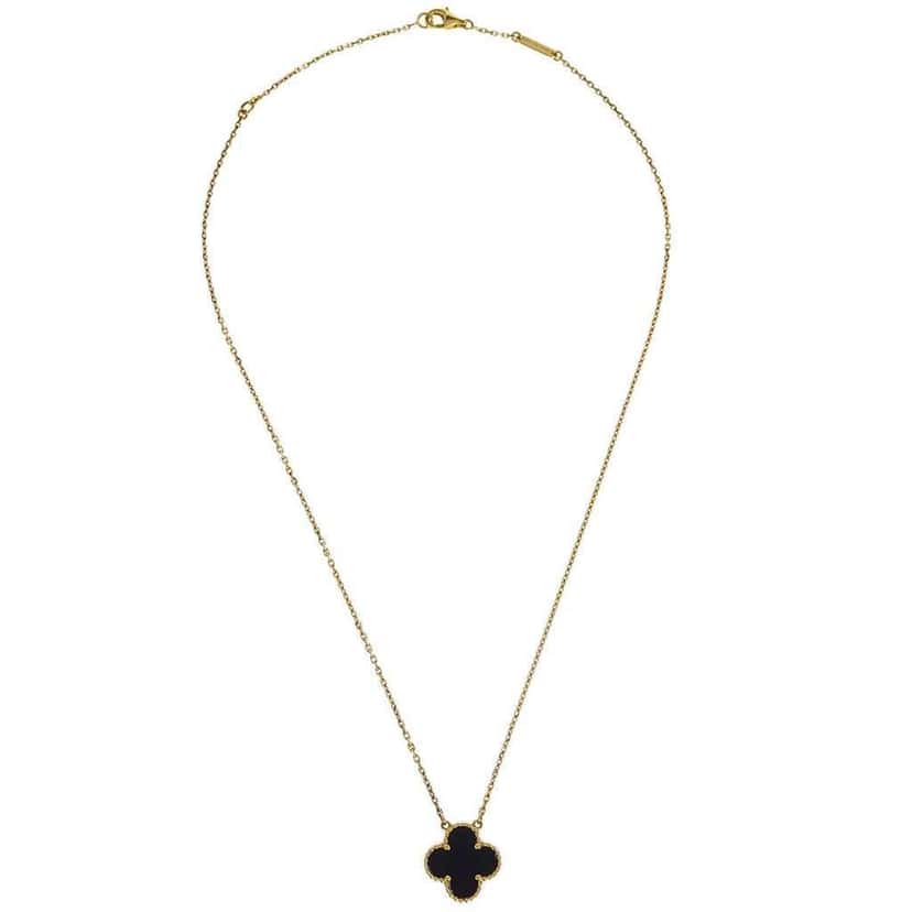 Van Cleef & Arpels Magic Alhambra Pendant Necklace Gold Good condition - Front View