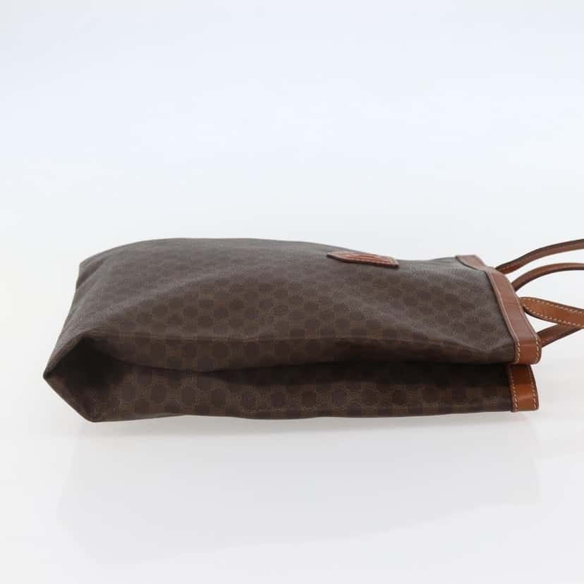 Celine Vintage Macadam Tote bag Brown Canvas Good condition - Model View