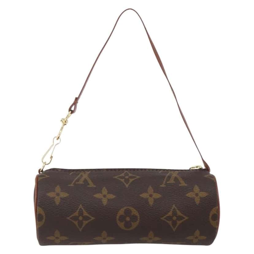 Louis Vuitton Papillon Pochette Brown Canvas Good condition - Back View