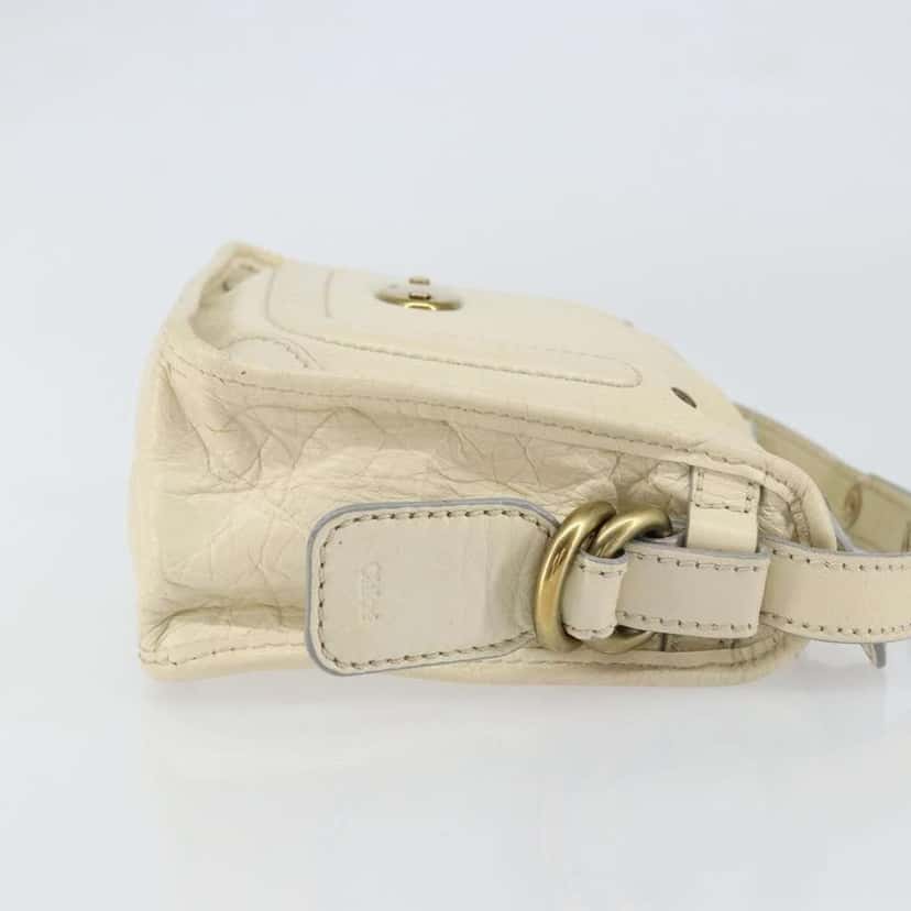 Chloe Vintage handbag White Leather Good condition - Inside View