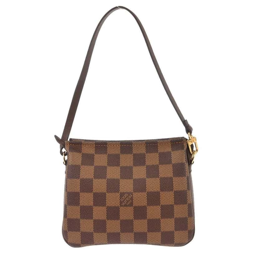Louis Vuitton Trousse Make Up Bag Brown Canvas Good condition - Front View