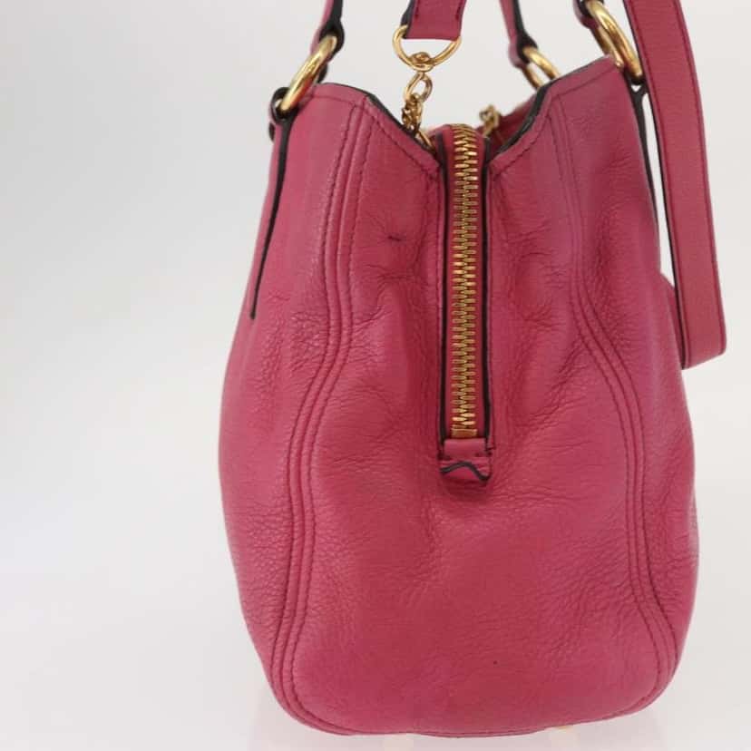 Miu Miu Phenix Convertible Tote Pink Leather Good condition - Model View