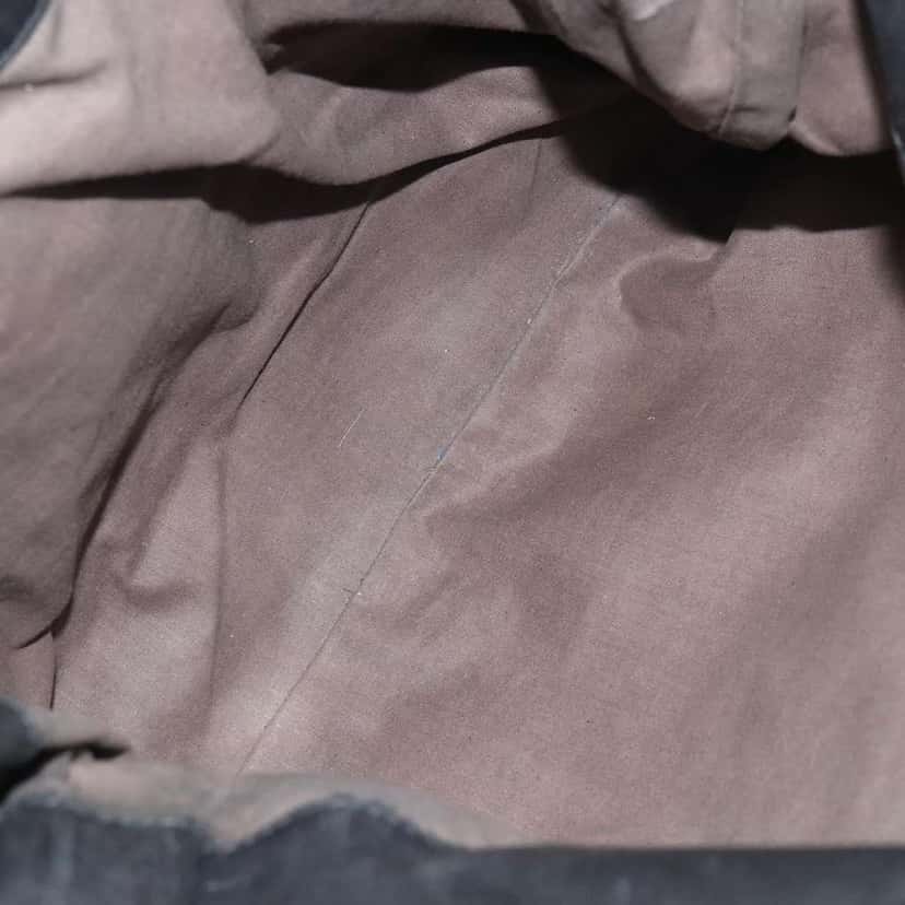 Bottega Veneta Square Flap Messenger Bag Black Leather Fair condition - Box View