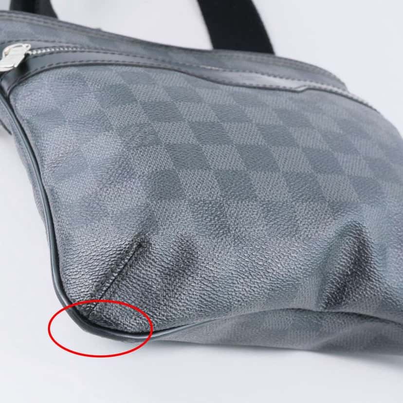 Louis Vuitton Thomas Handbag Black Canvas Good condition - Box View