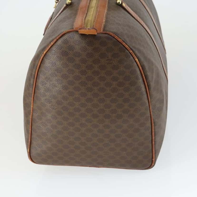 Celine Vintage Macadam Boston bag Brown Fair condition - Inside View