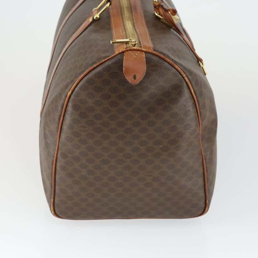 Celine Vintage Macadam Boston bag Brown Fair condition - Model View