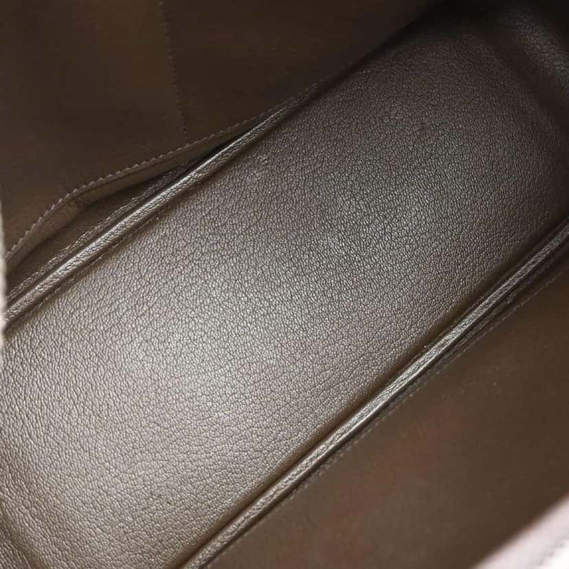 Hermès Plume Bag Brown Leather Good condition - Inside View