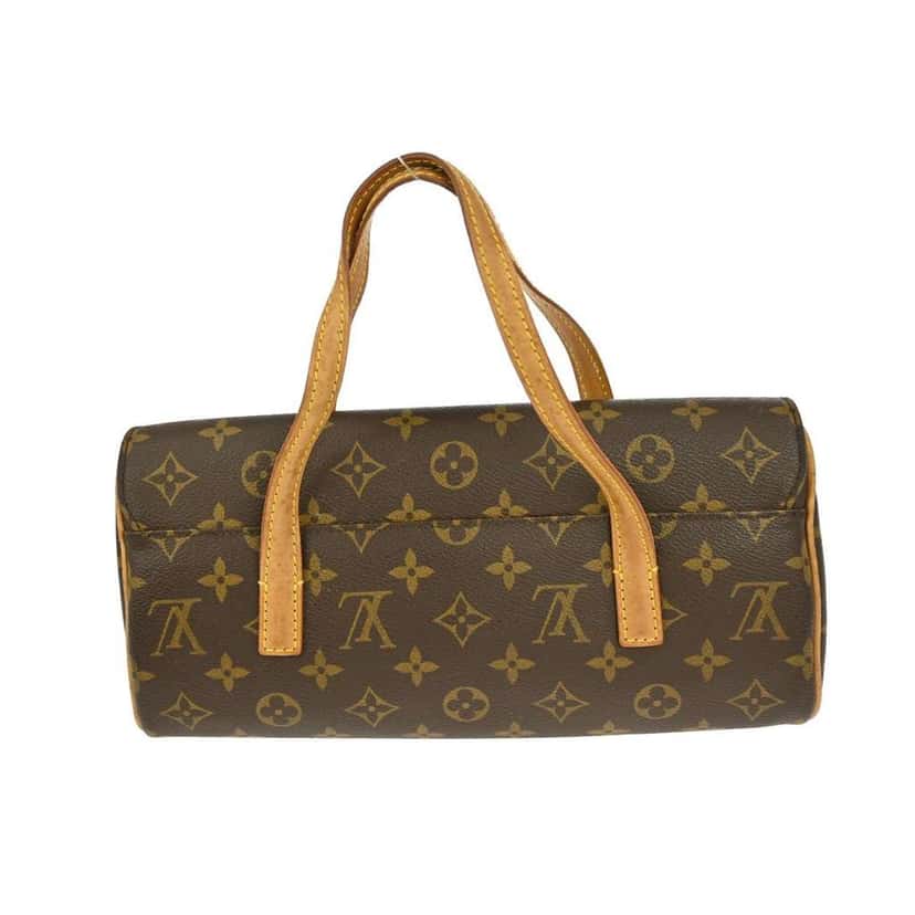 Louis Vuitton Sonatine Handbag Brown Canvas Good condition - Back View