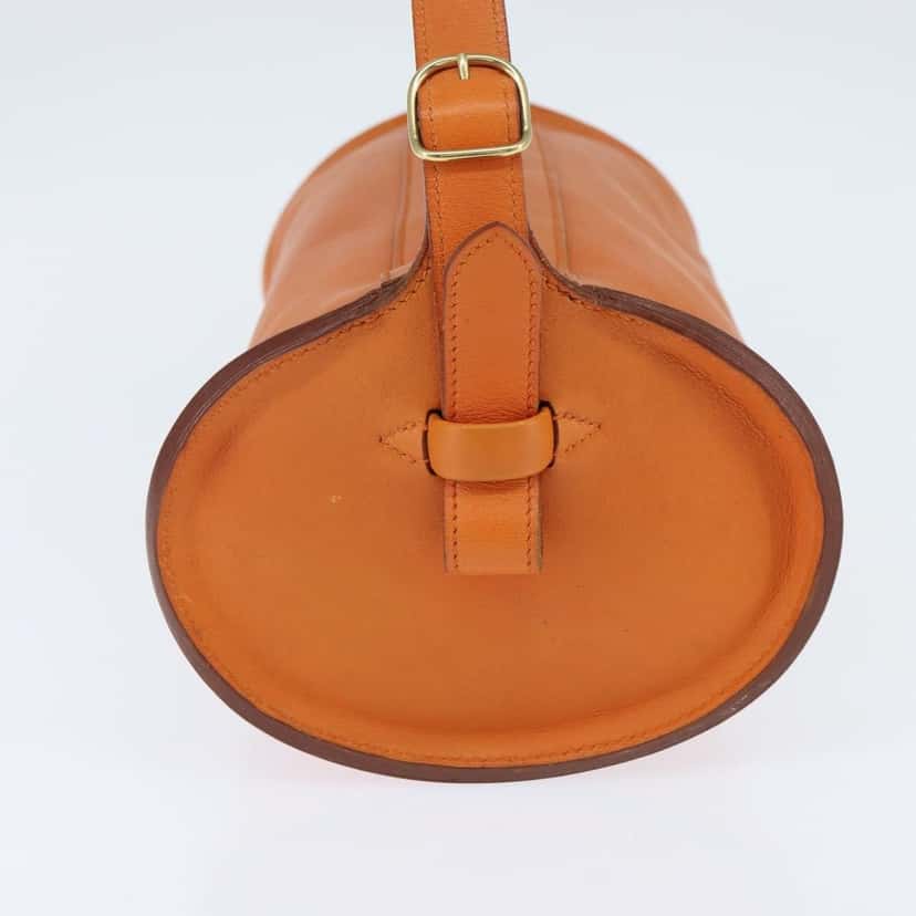 Hermès Sac Doremi Bag Orange Leather Good condition - Inside View