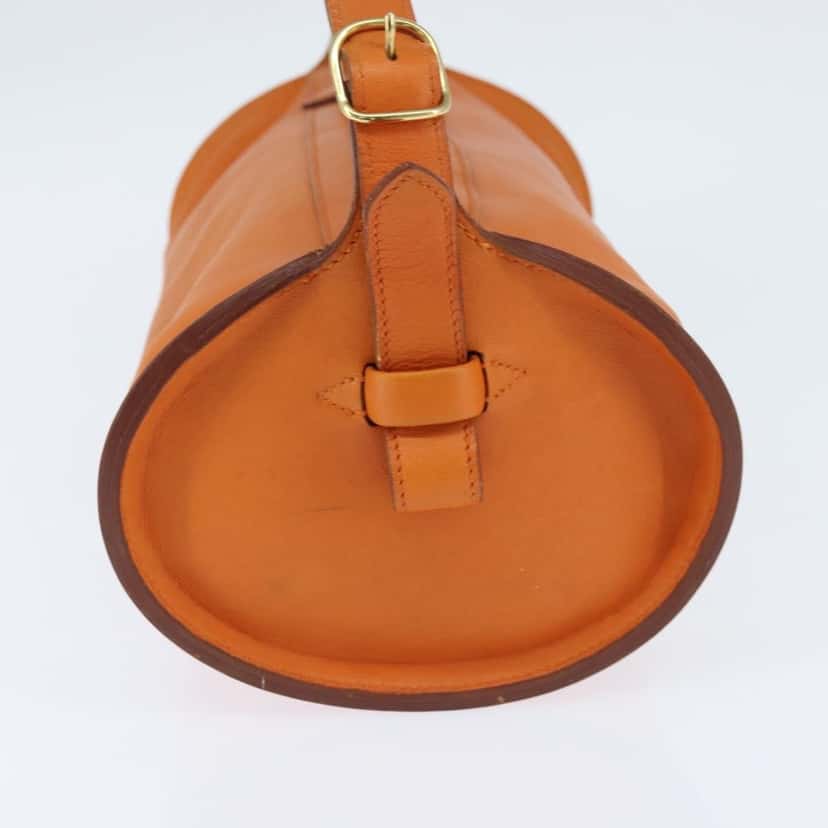 Hermès Sac Doremi Bag Orange Leather Good condition - Model View
