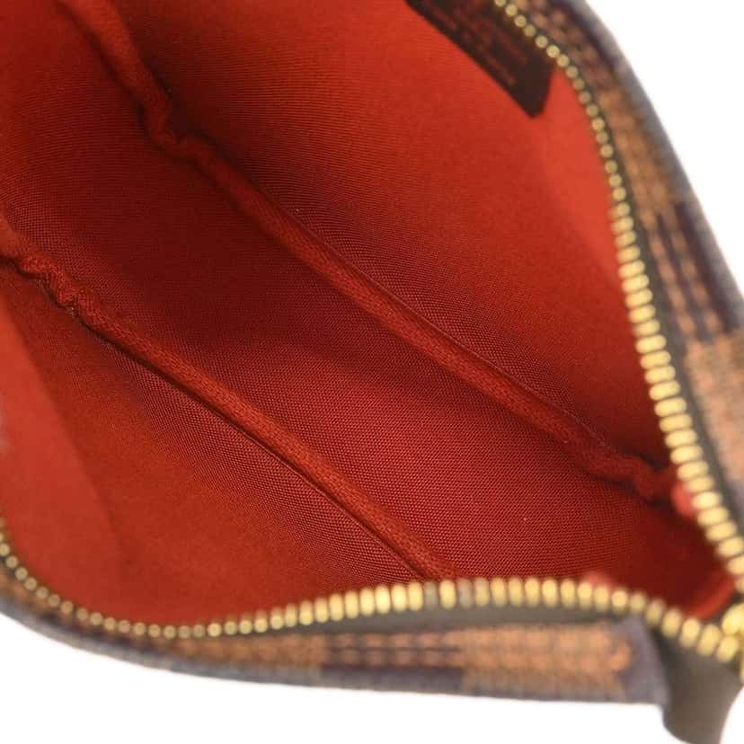 Louis Vuitton Trousse Make Up Bag Brown Canvas Good condition - Inside View