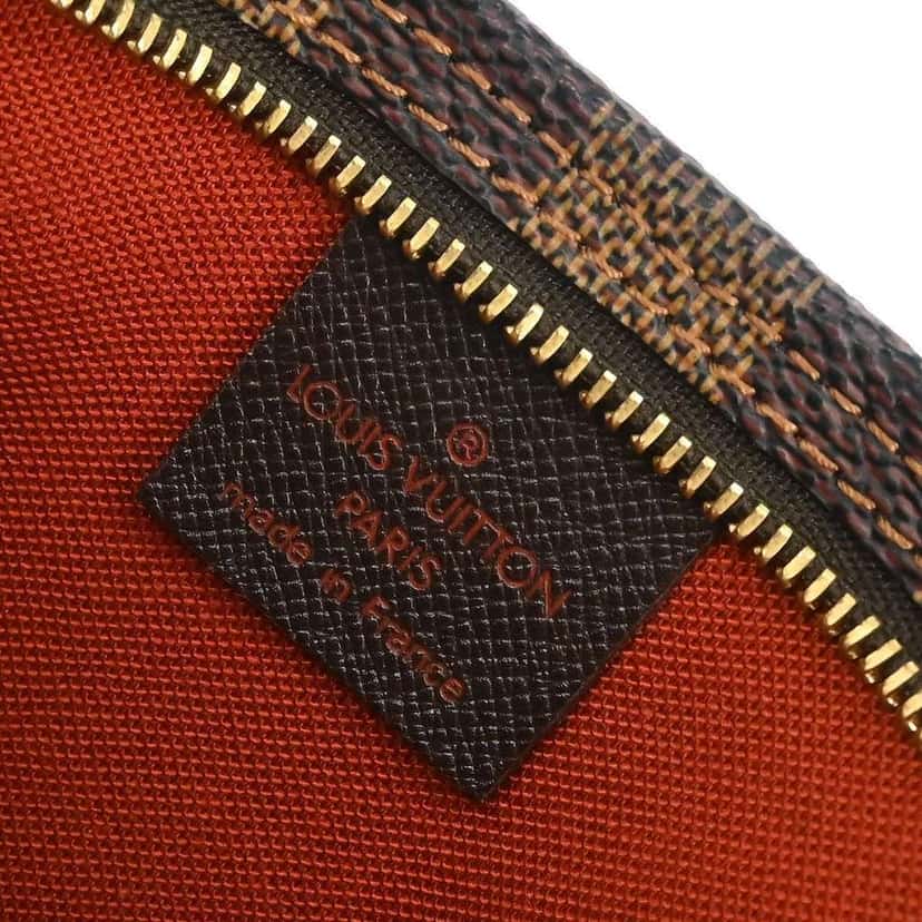 Louis Vuitton Trousse Make Up Bag Brown Canvas Good condition - Model View