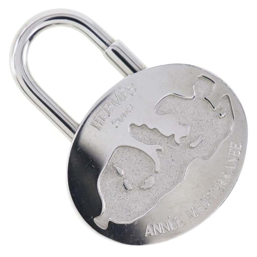 Hermès Annee Mediterranee Cadena Charm Necklace Metal and Silver Metal Good condition - Front View