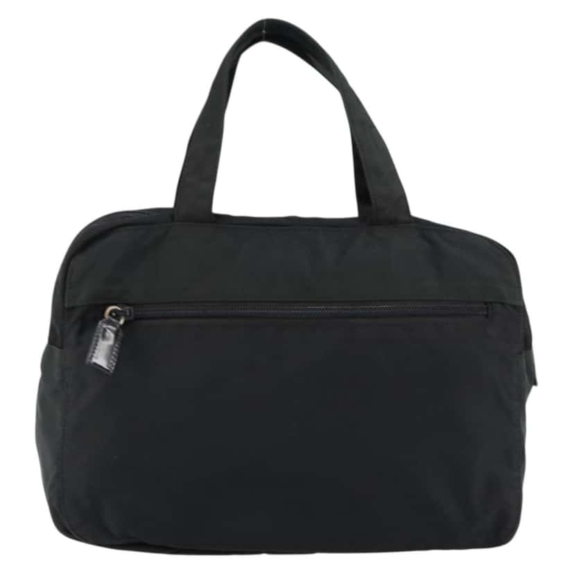 Prada Vintage Zip Handbag Black Good condition - Back View
